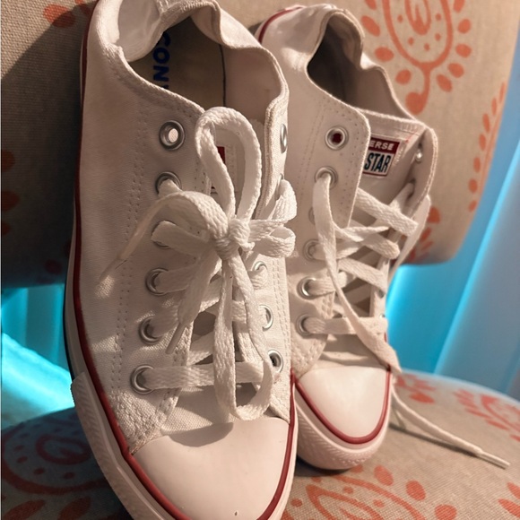 Converse White and Red Sneakers - Picture 6 of 6